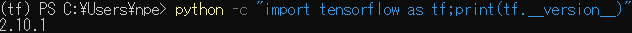 TensorFlowWindows_Version